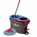 Zestaw mop obrotowy z wiadrem Vileda H2prO pojemnik na brudną i czystą wodę