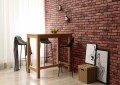 Płytka gipsowa dekoracyjna ścienna 22,5×7,5cm 0,4m2 imitacja kamienia naturalnego