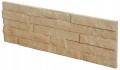 Płytka gipsowa ścienna 38,5×13cm 0,40m2 kremowa, dekoracyjna