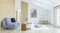 Płytka gipsowa ścienna 38,5×13cm 0,40m2 kremowa, dekoracyjna