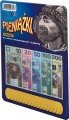 Pieniądze edukacyjne dla dzieci, banknoty i złoty bilion do nauki nominałów