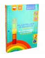 Plastelina szkolna 16 kolorów falista ze szpatułką, intensywne kolory