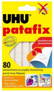 Masa mocująca samoprzylepna 80 porcji wytrzymała wielokrotnego użytku