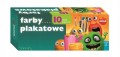 Farby plakatowe 10 kolorów po 20 ml intensywne kolory