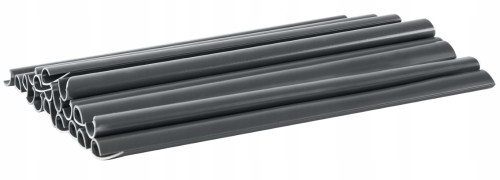 Zestaw 10 sztuk klipsów do mocowania taśmy ogrodzeniowej 19cm Grafitowe