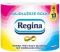 Regina Papier toaletowy 4 rolki superdługi, wydajny i bezzapachowy