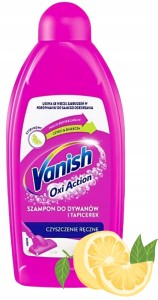 Vanish Szampon do czyszczenia dywanów i tapicerki cytrynowy zapach 500ml