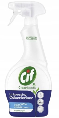 Cif odkamieniacz w sprayu 500ml Cleanboost uniwersalny do łazienki i kuchni