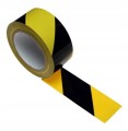 Scley Taśma ostrzegawcza klejąca żółto-czarna 48 mm x 33 m