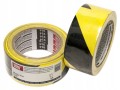 Scley Taśma ostrzegawcza klejąca żółto-czarna 48 mm x 33 m