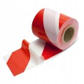 Scley Taśma ostrzegawcza 100m x 8cm biało-czerwona nieklejąca
