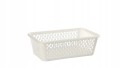 Kosz uniwersalny kremowy organizer 25×16×8 cm do przechowywania