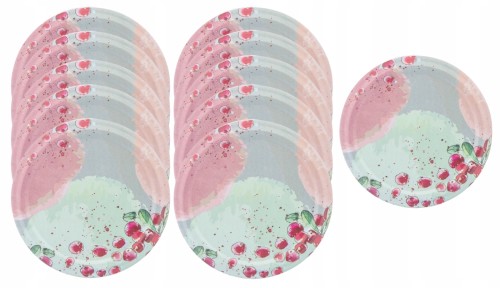 Zestaw 10 zakrętek do słoików 6-zaczepowe 8,2 cm metalowe w pastelowy wzór