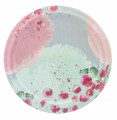 Zestaw 10 zakrętek do słoików 6-zaczepowe 8,2 cm metalowe w pastelowy wzór
