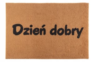 Wycieraczka tekstylna Dzień Dobry 60x40cm uniwersalna