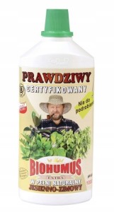 Biohumus Naturalny nawóz próchniczy 1,2l z dżdżownic kalifornijskich