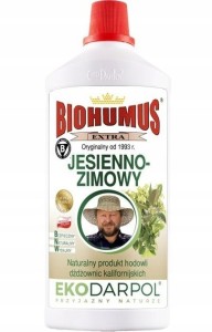 Biohumus Naturalny nawóz jesienno-zimowy 1l z dżdżownic kalifornijskich