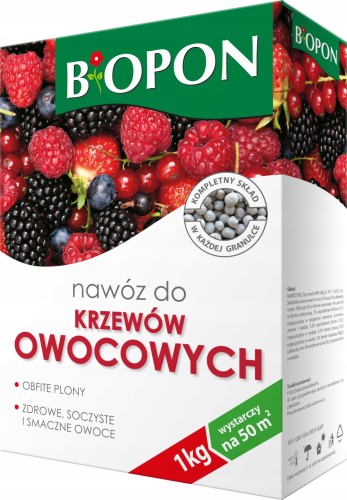 Nawóz do drzewek i krzewów owocowych Biopon 1kg