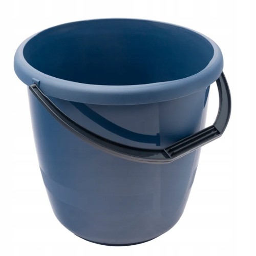 Wiadro plastikowe 10 l ogrodnicze gospodarcze granatowe 