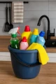 Wiadro plastikowe 10 l ogrodnicze gospodarcze granatowe
