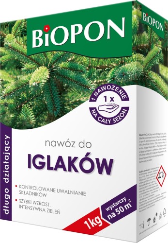 Nawóz wiosenny do iglaków długodziałający 1kg