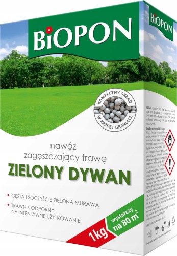 Nawóz do trawy zagęszczający zielony dywan 1 kg
