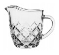 Dzbanek do mleka szklany Mlecznik 200 ml elegancki wzór
