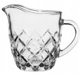 Dzbanek do mleka szklany Mlecznik 200 ml elegancki wzór