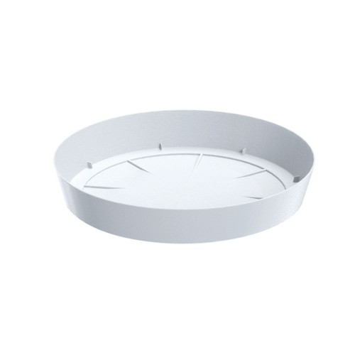 Podstawka pod doniczkę plastikowa Lofly 19cm biała