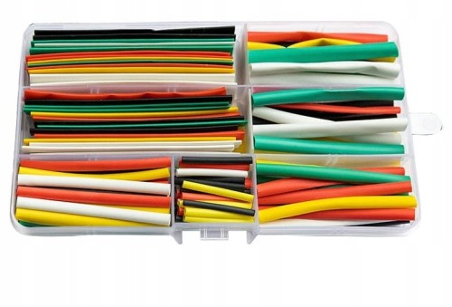 Zestaw koszulek termokurczliwych rurek 140 szt. mix