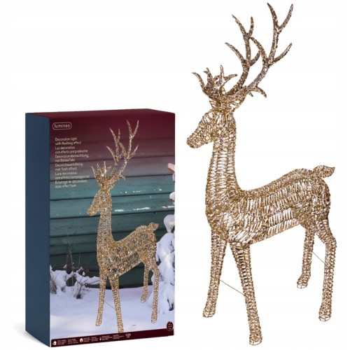 Dekoracja Świąteczna Figurka Renifer LED 3D 5200 diod 270cm