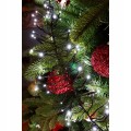 Lampki choinkowe 180 led zimny biały 13,5m wewnętrzne/zewnętrzne