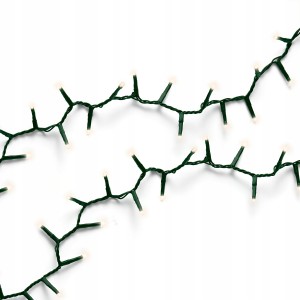 Lampki Choinkowe Ciepłe Białe LED 1000 Diod 22,5 m wewnętrzne/zewnętrzne