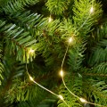 Lampki choinkowe światełka ciepły biały LED 408 diod 180cm