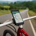 Uchwyt rowerowy na telefon silikonowy stabilny na kierownicę