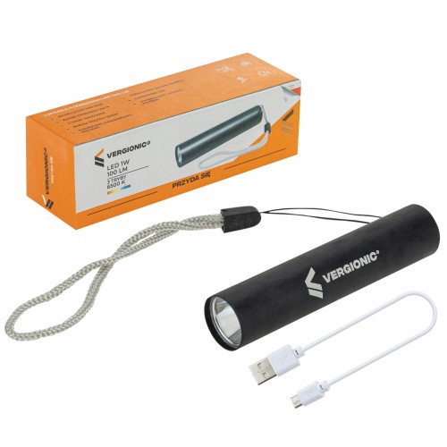 Latarka mała podręczna akumulatorowa miniaturowa