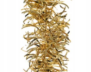 Girlanda łańcuch choinkowy złoty świąteczny 10x270cm