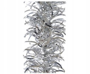 Girlanda łańcuch choinkowy srebrny świąteczny 10x270cm