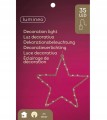 Lampka Świąteczna Wisząca Gwiazda Złota LED 38x38cm
