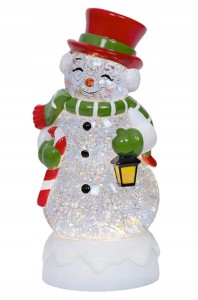 Figurka świąteczna Bałwanek LED 25cm
