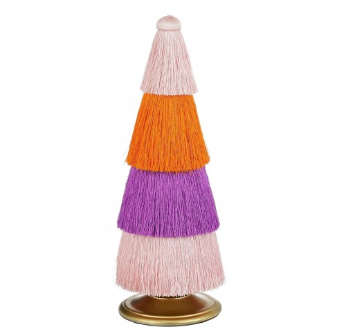 Choinka dekoracyjna figurka świąteczna 12 cm drzewko kolorowe