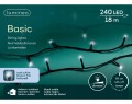 Lampki choinkowe światełka zimny biały LED 240 diod 18m