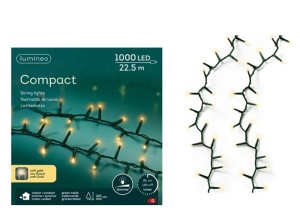 Lampki choinkowe światełka ciepły złoty 1000 diod LED 22,5m