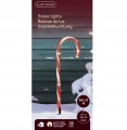 Zestaw 4 Lampek Świątecznych laski cukrowe LED na sztyftach do ogrodu