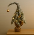 Choinka Sztuczna Mini w worku jutowym 30cm