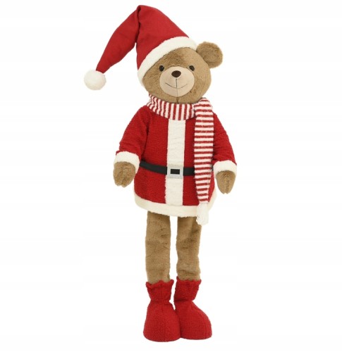 Figurka Świąteczna Miś Pluszowy stojący duży 120cm