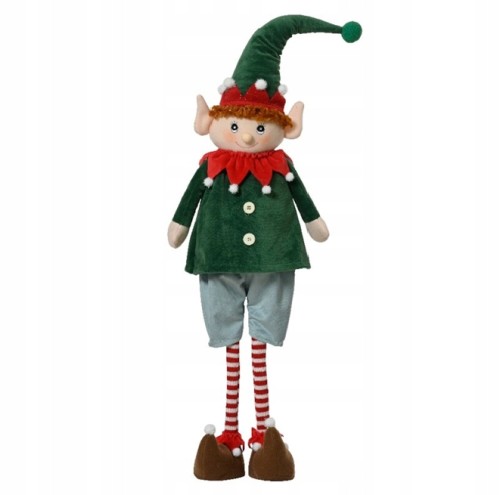 Figurka Świąteczna Elf duży poliestrowy 95cm