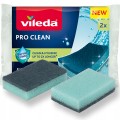 Zmywak kuchenny Vileda Pro Clean 2 szt. z enzymami do naczyń profilowany