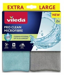 Ściereczka z mikrofibry Vileda Pro Clean z enzymami 2 szt. uniwersalna
