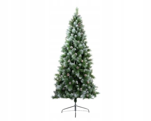 Choinka Sztuczna Oszroniona zielona sosna 210cm